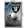 thumbnail image 3 of NFL Las Vegas Raiders – Helmet 20 Wall Poster, 14.725" x 22.375", Framed, 3 of 3