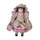 thumbnail image 4 of Muñeca de cerámica para decoración de mesa, hermosa mujer de porcelana, regalo para niñas y niños. rojo, 4 of 9