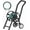 Black, variant on Garden Hose Reel Cart with Wheels, Holds 165 ft of 5/8’’ Hose Outdoor Heavy Duty Powder-coated Steel Water Storage Winder Holder with 3.9 Ft Leader Hose for Outside Lawn Yard, Brown