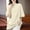 Beige, variant on Womens Short Sleeve T Shirts Oversized Round Neck Drop Shoulder Loose Solid Color Blouse