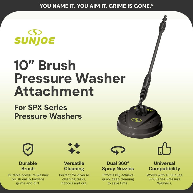 Sun Joe Pressure Washer Accessory, SPX-PCA10, 10-Inch Surface Tool