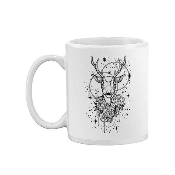 Cosmic Deer Mug - Image by Shutterstock,