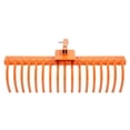 thumbnail image 2 of KOJEM 48" Tow Behind Landscape Rake W/ 2" Receiver Compatible with Lawn Tractors ATV UTV Heavy-Duty Steel with Powder Coated Orange Finish, 2 of 7