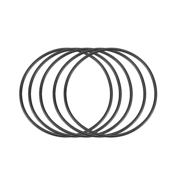 5Pcs 68mm x 1.9mm Rubber O-rings NBR Heat Resistant Sealing Ring Grommets Black