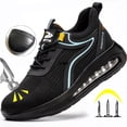 thumbnail image 2 of Zapatos De Seguridad De Punta De Acero Transpirable Para Hombres Botas Trabajo A Prueba De Pinchazos Deportivas De Para Construcción Masculina, 2 of 4