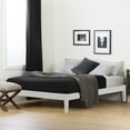 thumbnail image 1 of South Shore Vito Queen Solid Wood Platform Bed, in White, 1 of 9