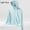 Light blue, variant on Women's Ice Silk Sun Protection Poncho - Lightweight & Slimming UV Protection Cape, Breathable Sun Shield Jacket for Cycling, Driving, and Summer Outdoor Activities
