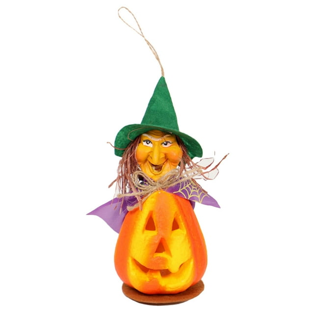 Halloween Hanging Ornament LED Light up Pumpkin Hanging Decor Halloween Ornament