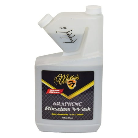 McKee's 37 Graphene Rinseless Wash (3-in-1 No Rinse Wash, Detailer, & Waterless Gloss Enhancer & Coating), 32 fl. oz,MKGC-110