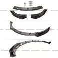 thumbnail image 4 of Front Lip Compatible with 2017-2024 Tesla Model 3, Bumper Spoiler Air Dam Lower Chin Splitter Protection Body Kit Fits 17-24 (Carbon Fiber Pattern), 4 of 9