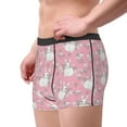 thumbnail image 3 of Bingfone Rabbit And Flower Men's Underwear - Casual Stretch Boxer Briefs-X-Large, 3 of 7