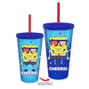 Spongebob Patriotic Cheers 24oz Color Change Plastic Tumbler