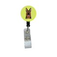 thumbnail image 1 of Rouleau de Badge Rétractable pour Berger Allemand Vert Damassé, 1 of 1