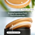thumbnail image 2 of Canisters Set Kitchen, Airtight Coffee Canister, Sugar Container Set With Top Handle, Ceramic Coffee Container Modern Canister Set Kitchen Canisters For Coffee Flour Tea Sugar Nuts, set of 3 (Black), 2 of 4