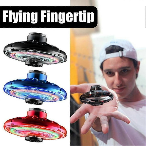 Flynova Flying Spinner Boomerang Fingertip Gyro Magic Min red onesize red onesize, fun and entertaining
