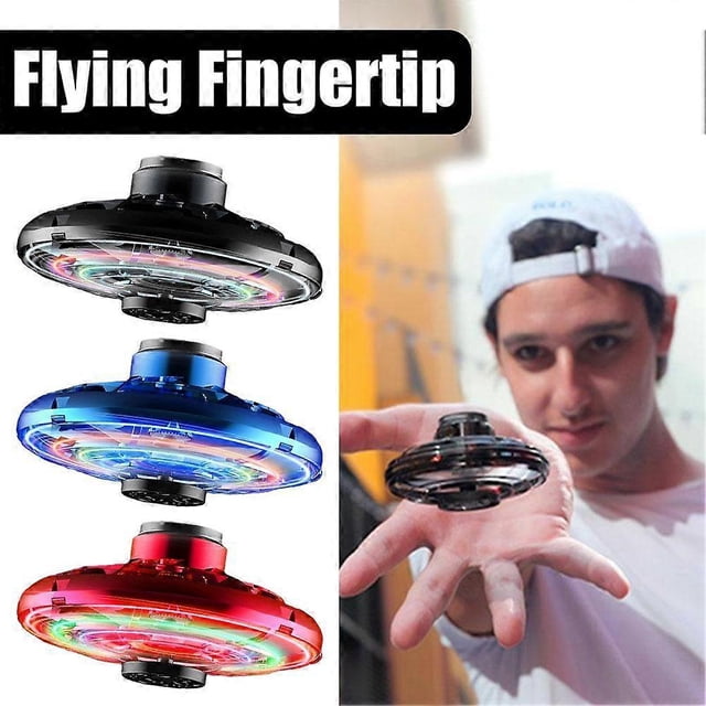 Flynova Flying Spinner Boomerang Fingertip Gyro Magic Min red onesize red onesize, fun and entertaining