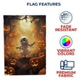 thumbnail image 5 of America Forever Jack O Lantern Halloween Garden Flag 12.5 x 18 inch Double Sided Outside, Happy Halloween Pumpkin Fright Night Nightmare Horror Spooky Holiday Yard Outdoor Decorative Flag, 5 of 7