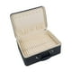 thumbnail image 3 of Caja de joyería para brazaletes, estuche de cuero PU para pulseras, organizador de joyas, estuche de exhibición para Blanco y negro, 3 of 8