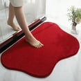 thumbnail image 1 of Xuniizn Bathroom Toilet Door Absorbent Floor Mat Carpet Bedroom Non-Slip Foot Pad Bath Rug Bathroom Mat Kitchen Mat, 1 of 8