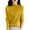 Yellow #007, variant on Knit Sweaters for Women Mock Turtleneck Warm Sweater Long Sleeve Tops Casual Soft Lightweight Shirts Dark Blue S
