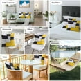 thumbnail image 6 of Yellow Black Geometric Outdoor Pillow Covers Pack of 2 Abstract Patchwork Modern Art Waterproof Throw Pillow Covers Decorative Cushion Cases for Patio Garden Tent Balcony Couch 26x26 inch, 6 of 8