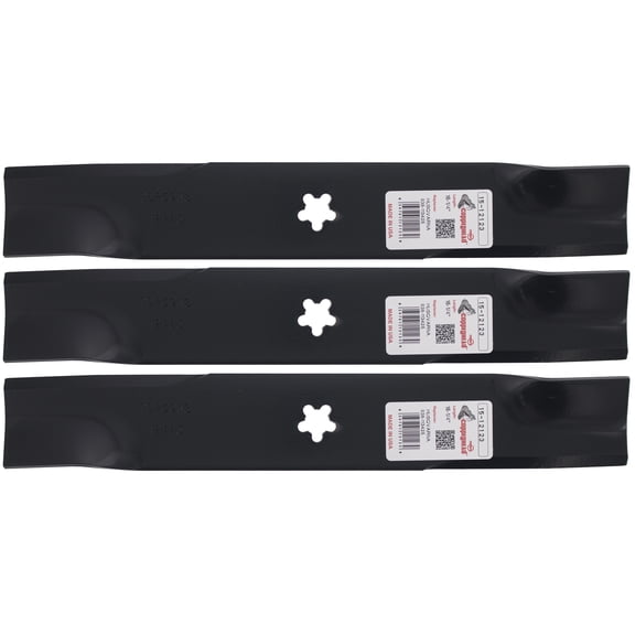 Rotary® 12123 3 Mower Blades for Dixon® Husqvarna® Yazoo® 48" Deck
