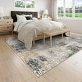thumbnail image 2 of Moynesa 9'x12' Area Rug for Living Room Machine Washable Rugs Modern Abstract Low Pile Soft Mat Large Indoor Non-Slip Accent Carpet for Dining Room Table Apartment,Gray, 2 of 7