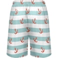 thumbnail image 3 of GZHJMY Anchor Pajama Pants Short for Men, Lounge Pants Lightweight Men Pajama Bottoms with Drawstring Pockets, Christmas New Year Birthday Gifts, Large, 3 of 7