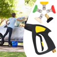 1/4" High Pressure WasherGun 4000PSI Car Wash Foam Wand Short Nozzle