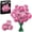 Pink, variant on EP EXERCISE N PLAY Rose Flower Bouquet Building Set,Artificial Flowers Block Set Gift for Adult Home Decor (Red)