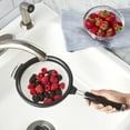 thumbnail image 3 of Kitchenaid 7-inch Stainless Steel Mesh Strainer in Black, Dishwasher Safe, 3 of 16