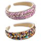 thumbnail image 1 of 2 diademas multicolores para niñas, diademas de perlas de arcoíris para niños, accesorios para el cabello lindos de moda para niñas, 1 of 5
