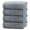 Gray, variant on Bath Towels Set of 4, Large 28"x 55" Bath Towels Highly Absorbent & Quick Dry, 100% Microfiber Bath Sheets, Soft Luxurious Towels for Bathroom Spa Hotel Gym, Blue