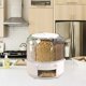 thumbnail image 3 of contenedor de almacenamiento de arroz Dispensador de cereales giratorio Contenedor encimera Organizador 6 Organización de almacenamiento de alimentos Cubo para frijoles, 3 of 9