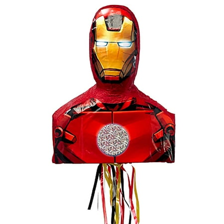 Iron Man 3D Pull-String Pinata