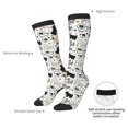 thumbnail image 4 of Naloa Funny Puppy Thigh High Socks Extra Long Stretchy Sock Women Over Knee High Opaque Stocking Daily Wear, 4 of 6