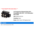 thumbnail image 2 of Air Suspension Solenoid Valve Unit - Compatible with 2010 - 2013 Mercedes-Benz S400 2011 2012, 2 of 2