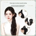 thumbnail image 5 of New Chinese Style Clip Ponytail Wig Water Ripple Low Ponytail Gripper O4H1, 5 of 5