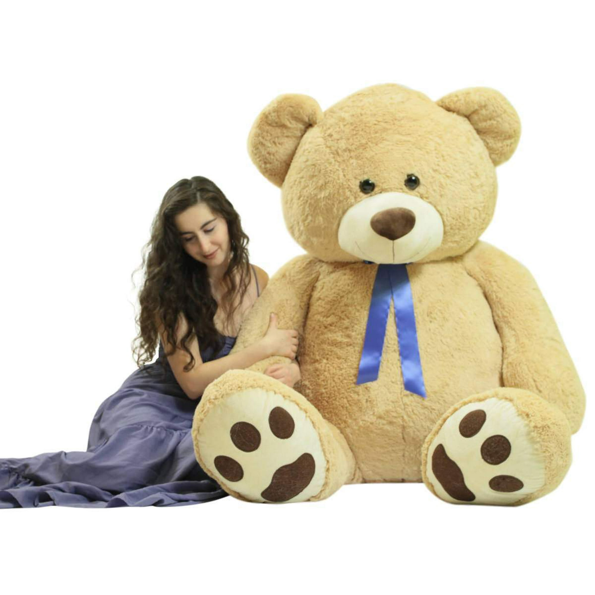 6 Foot Teddy Bear Soft Giant Stuffed Animal Beige Color, Stuffed by Hand in  USA | Walmart Canada