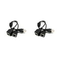 thumbnail image 4 of Wisewang Cable Splitter Male to Female Quick Connection Fast Transmission Adapter Network Converter Convenience Computer Supply black 2Set, 4 of 6