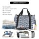 thumbnail image 5 of Fotbe Police Car Bolsa de Viaje con Estampado, Bolsa de Fin de Semana para Mujer con Compartimento para Zapatos, Bolsa de Gimnasio con Bolsillo Húmedo, 5 of 7