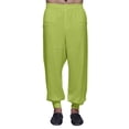 thumbnail image 1 of Atasi Readymade Adjustable Elastic Pajama For Mens Solid Rayon Harem Bottom Pant, 1 of 5