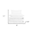 thumbnail image 5 of HomeRoots  White King Cotton Blend 1000 Thread Count Washable Duvet Cover Set, 5 of 5