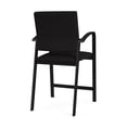 thumbnail image 3 of Newport Reception Waiting Room Healthcare 24.5" Hip Chair / Black Steel / Black, 3 of 5