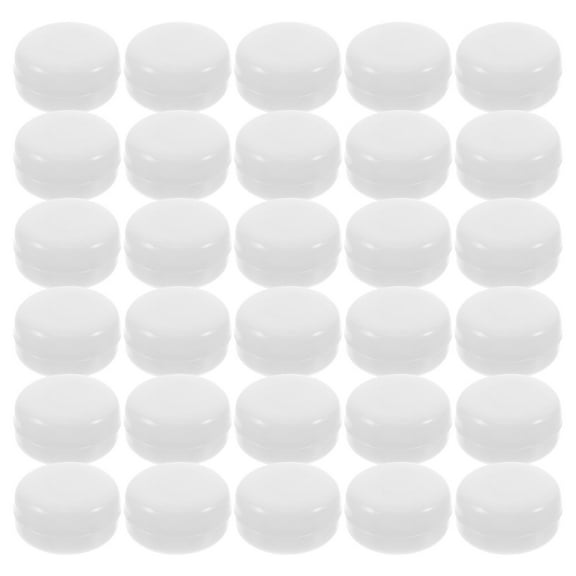 KALLORY 50PCS White Plastic Rattle Box Replacement for Dolls, Pets, and Child Development Toys Accessories