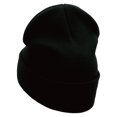 thumbnail image 2 of Route US 6 Embroidered 12 Inch Long Knitted Beanie - Black OSFM, 2 of 5