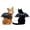 Black, variant on Dog Halloween Bat Wings - Luminous Skeleton Bone Cosplay Pet Accessory for Cats Puppies(Black,S)