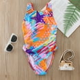 thumbnail image 6 of Swimsuit For Girls Cute Baby Kids Girls Summer Print Training Swimwear Swimsuit Fashion Clothes Orange XXXL/(17-18 Years), 6 of 9