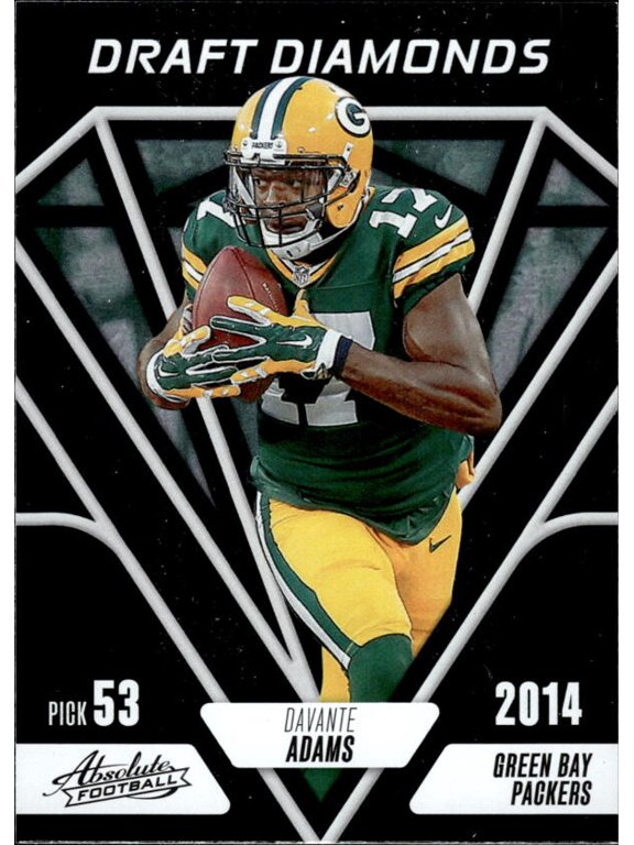 Collectible 2023 PANINI ABSOLUTE DRAFT DIAMONDS #16 DAVANTE ADAMS GREEN BAY PACKERS