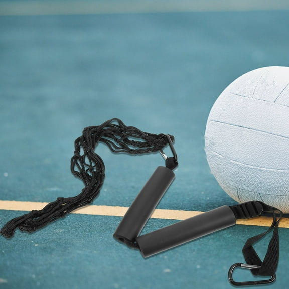 PAMINGONO Precision Volleyball Trainer Strap Nylon Black with Height Improvement for Athletes 1Set